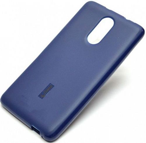 Каучуковый чехол Cherry Blue для Xiaomi Note 4X (Синий) — фото